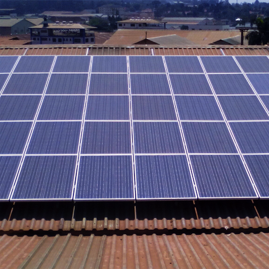 烏干達奧斯卡工業園的第一個并網屋頂光伏安裝項目