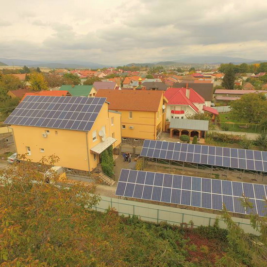 烏克蘭家用聯網30KW太陽能發電系統