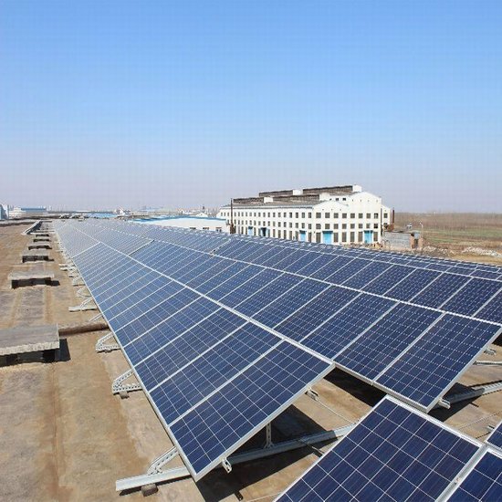 山東300KW開網商用太陽能發電系統